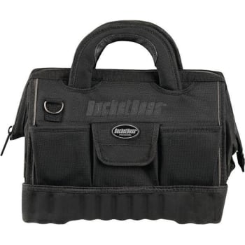 Image for Bucket Boss Pro Gatemouth 14 in. All Terrain Bottom Tool Bag w/ 12 Pockets from HD Supply
