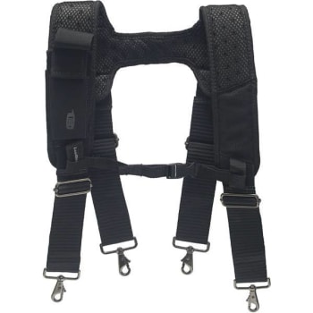 Image for Bucket Boss Adjustable Loadbear Work Suspenders (Black) from HD Supply