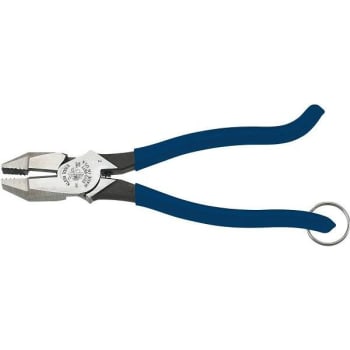 Klein Tools High-Leverage Pliers W/ Tether Ring