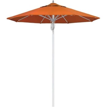 Image for California Umbrella 7.5 Ft. Silver Patio Umbrella W/ Fiberglass Ribs In Tuscan Sunbrella from HD Supply