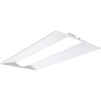 Lithonia Lighting Contractor Select STAKS 2 ft. x 4 ft. 4000/5000/6000 Lumens White Integrated LED Troffer