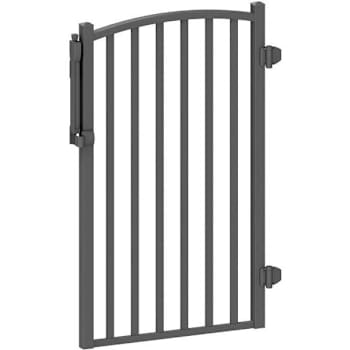 Peak Aquatineplus 3 Ft. X 4 Ft. Aluminum Fence Pool Gate (Black)