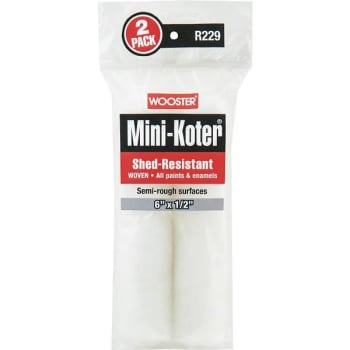 Wooster 6 In. X 1/2 In. Mini-Koter Woven Mini Roller Cover