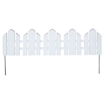 Image for Emsco 22' Dackers Resin Flexible Fence Border - White from HD Supply