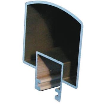Image for Peak 6 Ft. Black Aluminum Deck Railing Hand And Base Rail from HD Supply
