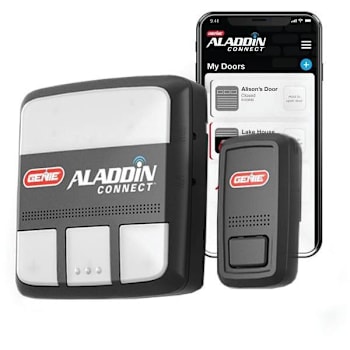 Genie Aladdin Connect Garage Door Controller Smartphone-Enabled Open Anywhere