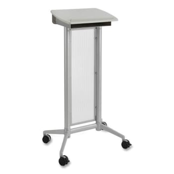 Image for Safco Impromptu® Lectern, 26.5" X 18.75" X 46.5", Gray from HD Supply