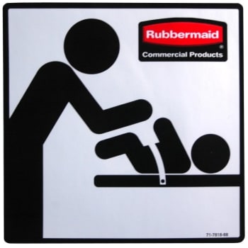 Image for Rubbermaid® Restroom Door Label For Baby Changing Station from HD Supply