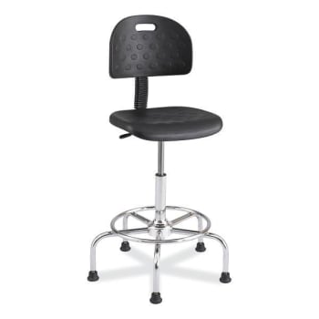 Image for Safco Workfit™ Economy Industrial Chair, 22" - 30" High, Black Seat, Silver Base from HD Supply