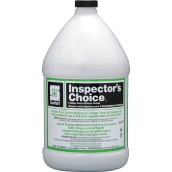 Image for Spartan Inspector's Choice 1 Gallon Food Production Sanitation Cleaner Case Of 4 from HD Supply
