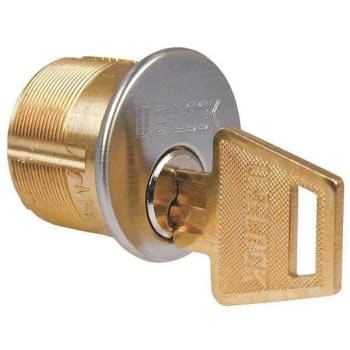 Image for Kaba Ilco 1 Schlage C Through K Keyway Mortise Cylinder (Satin Chrome) from HD Supply