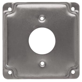 Image for Raco 4 W Steel 1-Gang Exposed Work Square Cover For 1.406 Dia. Round Recep (Gray) from HD Supply