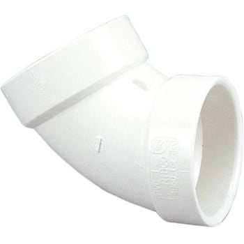 Image for Nibco 4 In. PVC DWV 60 Deg. Hub X Hub Elbow Fitting from HD Supply