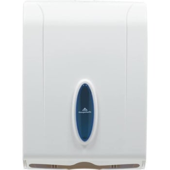 Image for Georgia Pacific White Combination C-Fold/Multifold Paper Towel Dispenser from HD Supply