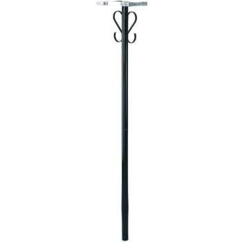 Image for Gibraltar Mailboxes Black Round Decorative Scroll Steel Top Mount Mailbox Post from HD Supply
