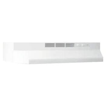 Image for Broan 21 In. White Range Hood Non Vented W/Ez1 Instllation Brackets from HD Supply