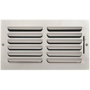 Truaire 12 X 6 In. 1 Way Stamped Curved Blade Wall/ceiling Register