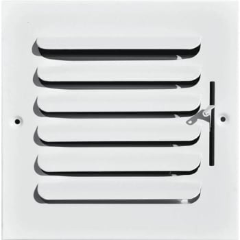 Truaire 12 X 12 In. 1-Way Fixed Curved Blade Wall/ceiling Register