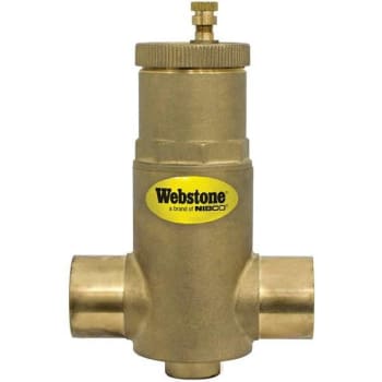 Nibco 3/4 In. Air Separator With Removable Vent And Coalescing Medium (Brass)