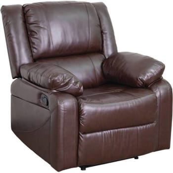 Image for Flash Furniture Leathersoft Recliner (Brown) from HD Supply