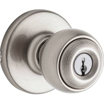 Image for Kwikset Polo Satin Nickel Keyed Entry Door Knob from HD Supply