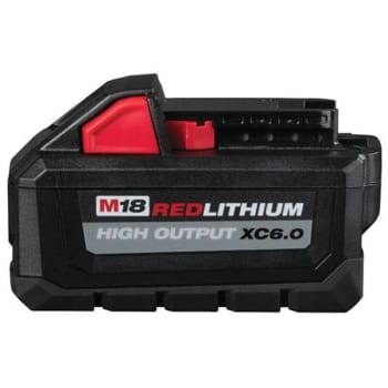 Milwaukee M18 18-Volt Lithium-Ion 6.0ah High-Output Battery Pack