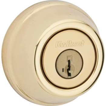 Image for Kwikset Smartkey Security 785 Double Cylinder Deadbolt (Polished Brass) from HD Supply