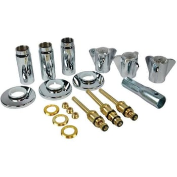 Image for Danco Tub/Shower 3-Handle Remodeling Trim Kit For Sayco In Chrome from HD Supply