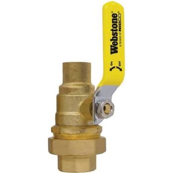 Image for Nibco 3/4 In. FIP Forged Lead-Free Ball Valve With Adjustable Packing Gland (Brass) from HD Supply