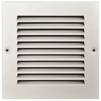 Image for Truaire 6 In. X 6 In. Stamped Return Air Grille (White) from HD Supply