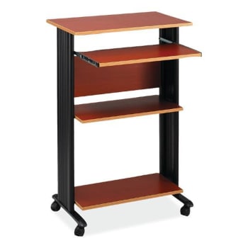 Image for Safco Muv™ Stand-Up Desk, 29.5" X 22" X 45", Cherry from HD Supply