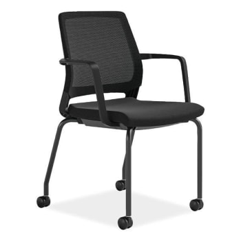 Image for Safco Medina™ Guest Chair, 18" Seat Height, Black from HD Supply