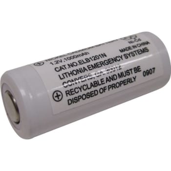 Image for Lithonia Lighting® Lithonia NiCad 1.2V Exit Sign Replacement Battery ELB 1201N from HD Supply