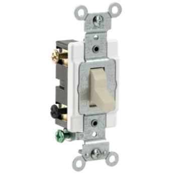 Image for Leviton 120/277v 20a 2-Pole Commercial-Grade Ac Quiet Toggle Switch (Ivory) from HD Supply