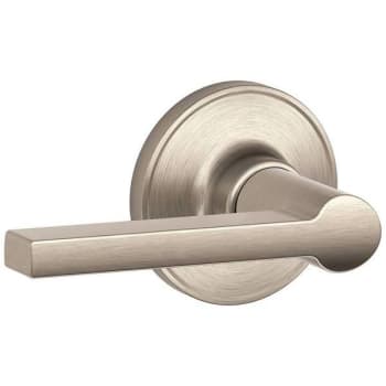 Image for Schlage Solstice Series Hall And Closet Door Lever (Satin Nickel) from HD Supply