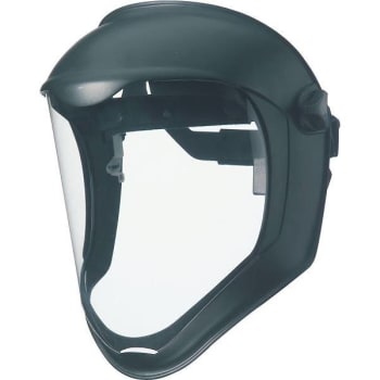 Image for Uvex Bionic Black Matte Faceshield W/ Clear Pc Uncoated Visor from HD Supply