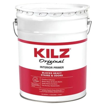 Kilz Original 5 Gal White Oil-Based Interior Sealer Primer And Stain Blocker