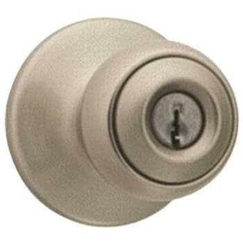 Image for Kwikset Polo Exterior Entry Door Knob (Satin Nickel) from HD Supply