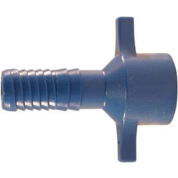 Apollo 1/2 In. Barb Insert Blue Twister Polypropylene X Fpt Adapter Fitting