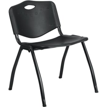 Image for Carnegy Avenue Plastic Stackable Chair (Black) from HD Supply