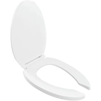 Image for Centoco White Elongated Open Front Toilet Seat from HD Supply