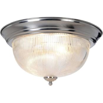 Image for Monument 3-Light Flush Mount (Brushed Nickel) from HD Supply