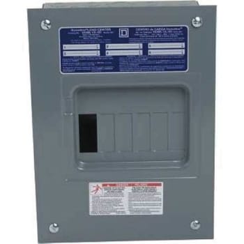 Image for Square D Homeline 100a 6-Space 12-Circuit Load Center W/ Cover And No Door from HD Supply