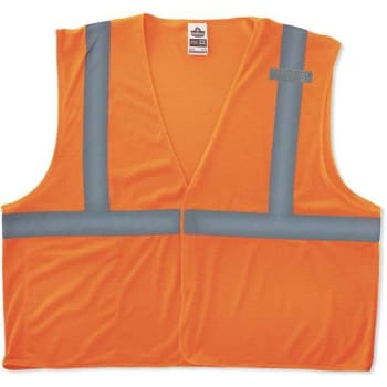 Image for Ergodyne Glowear Class 2 2XL-3XL Hi-Vis Type R Economy Mesh Vest (Orange) from HD Supply