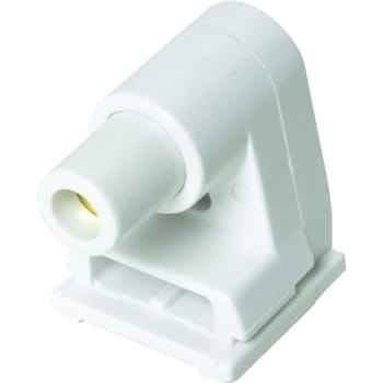 Satco® Slimline Single Pin Fluorescent Bulb Holder, Plunger, Package Of 4