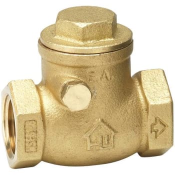 Image for Homewerks 1/2 Lead Free Brass Fip X Fip Swing Check Valve from HD Supply