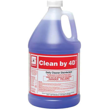 Image for Spartan 1 Gal. Clean By 4d Fresh Scent 1-Step Cleaner/Disinfectant (4-Pack) from HD Supply