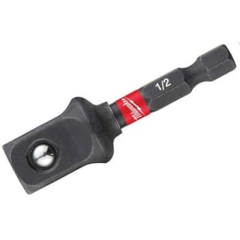 Image for Milwaukee Shockwave Impact Duty 1/2 In. Alloy Steel Square Socket Adapter Bit from HD Supply
