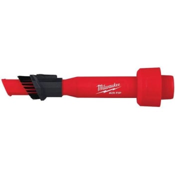 Image for Milwaukee Air-Tip 2-In-1 Brush Tool 1-1/4 In. - 2-1/2 In. Wet/dry Vacuum Attachment from HD Supply