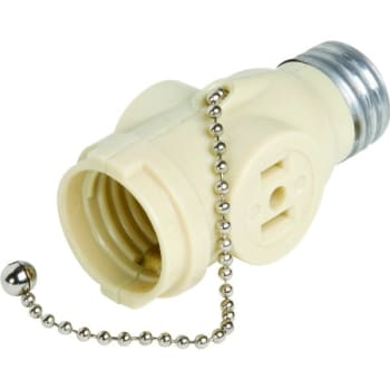 Image for SATCO® Medium Base Socket Pull Chain Ivory Pack Of 6 from HD Supply